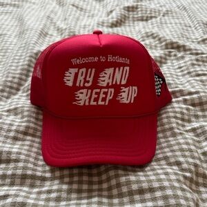 Vintage Red Trucker Hat